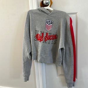 Official USA Soccer crop hoodie
